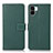 Custodia Portafoglio In Pelle Cover con Supporto K08Z per Xiaomi Poco C51 Verde