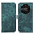 Custodia Portafoglio In Pelle Cover con Supporto K09Z per Huawei Honor Magic6 Lite 5G Verde