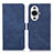 Custodia Portafoglio In Pelle Cover con Supporto K09Z per Huawei Nova 11 Blu