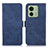 Custodia Portafoglio In Pelle Cover con Supporto K09Z per Motorola Moto Edge (2023) 5G Blu