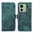 Custodia Portafoglio In Pelle Cover con Supporto K09Z per Motorola Moto Edge (2023) 5G Verde