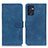 Custodia Portafoglio In Pelle Cover con Supporto K09Z per OnePlus Nord CE 2 5G Blu