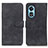 Custodia Portafoglio In Pelle Cover con Supporto K09Z per Oppo A1 Pro 5G Nero