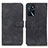 Custodia Portafoglio In Pelle Cover con Supporto K09Z per Oppo A16s Nero