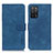 Custodia Portafoglio In Pelle Cover con Supporto K09Z per Oppo A53s 5G Blu