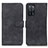 Custodia Portafoglio In Pelle Cover con Supporto K09Z per Oppo A53s 5G Nero