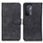 Custodia Portafoglio In Pelle Cover con Supporto K09Z per Oppo A54 5G Nero