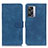 Custodia Portafoglio In Pelle Cover con Supporto K09Z per Oppo A77 5G Blu