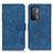 Custodia Portafoglio In Pelle Cover con Supporto K09Z per Oppo A93 5G Blu