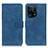 Custodia Portafoglio In Pelle Cover con Supporto K09Z per Oppo Find X5 5G Blu