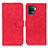 Custodia Portafoglio In Pelle Cover con Supporto K09Z per Oppo Reno5 Lite Rosso