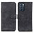 Custodia Portafoglio In Pelle Cover con Supporto K09Z per Oppo Reno6 5G Nero