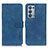 Custodia Portafoglio In Pelle Cover con Supporto K09Z per Oppo Reno6 Pro 5G Blu