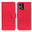 Custodia Portafoglio In Pelle Cover con Supporto K09Z per Oppo Reno7 4G Rosso