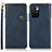 Custodia Portafoglio In Pelle Cover con Supporto K09Z per Xiaomi Redmi 10 (2022) Blu