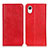 Custodia Portafoglio In Pelle Cover con Supporto K10Z per Samsung Galaxy A23 5G SC-56C Rosso