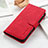 Custodia Portafoglio In Pelle Cover con Supporto KZ3 per Huawei Enjoy 50 Pro Rosso