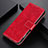 Custodia Portafoglio In Pelle Cover con Supporto KZ4 per Huawei Nova 8i Rosso