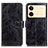 Custodia Portafoglio In Pelle Cover con Supporto KZ4 per Xiaomi Redmi Note 13R Pro 5G