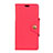 Custodia Portafoglio In Pelle Cover con Supporto L01 per Alcatel 1 Rosso