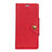 Custodia Portafoglio In Pelle Cover con Supporto L01 per Alcatel 7 Rosso