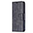 Custodia Portafoglio In Pelle Cover con Supporto L01 per Apple iPhone 15 Nero