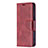 Custodia Portafoglio In Pelle Cover con Supporto L01 per Apple iPhone 15 Rosso