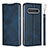 Custodia Portafoglio In Pelle Cover con Supporto L01 per LG V60 ThinQ 5G Blu