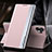 Custodia Portafoglio In Pelle Cover con Supporto L01 per Nothing Phone 1 Rosa