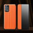 Custodia Portafoglio In Pelle Cover con Supporto L01 per Oppo Find X3 Lite 5G Arancione