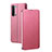 Custodia Portafoglio In Pelle Cover con Supporto L01 per Oppo K7 5G Rosa