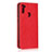 Custodia Portafoglio In Pelle Cover con Supporto L01 per Samsung Galaxy M11 Rosso