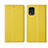 Custodia Portafoglio In Pelle Cover con Supporto L01 per Xiaomi Mi 10 Lite Giallo