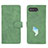 Custodia Portafoglio In Pelle Cover con Supporto L01Z per Asus ROG Phone 5s Pro Verde