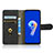Custodia Portafoglio In Pelle Cover con Supporto L01Z per Asus Zenfone 9