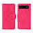 Custodia Portafoglio In Pelle Cover con Supporto L01Z per Google Pixel 6a 5G Rosa Caldo