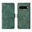 Custodia Portafoglio In Pelle Cover con Supporto L01Z per Google Pixel 7 Pro 5G Verde