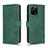 Custodia Portafoglio In Pelle Cover con Supporto L01Z per Huawei Enjoy 50z Verde