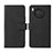 Custodia Portafoglio In Pelle Cover con Supporto L01Z per Huawei Honor 50 Lite Nero