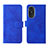 Custodia Portafoglio In Pelle Cover con Supporto L01Z per Huawei Honor 50 SE 5G Blu