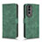 Custodia Portafoglio In Pelle Cover con Supporto L01Z per Huawei Honor 80 Pro 5G Verde