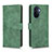 Custodia Portafoglio In Pelle Cover con Supporto L01Z per Huawei Nova Y71 Verde