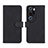 Custodia Portafoglio In Pelle Cover con Supporto L01Z per Huawei P60 Art Nero