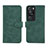 Custodia Portafoglio In Pelle Cover con Supporto L01Z per Huawei P60 Pro Verde