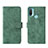 Custodia Portafoglio In Pelle Cover con Supporto L01Z per Motorola Moto E40 Verde