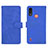 Custodia Portafoglio In Pelle Cover con Supporto L01Z per Motorola Moto E7 Power Blu