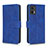 Custodia Portafoglio In Pelle Cover con Supporto L01Z per Motorola Moto Edge 30 Neo 5G Blu