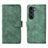 Custodia Portafoglio In Pelle Cover con Supporto L01Z per Motorola Moto Edge S30 5G Verde