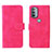 Custodia Portafoglio In Pelle Cover con Supporto L01Z per Motorola Moto G31 Rosa Caldo