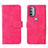 Custodia Portafoglio In Pelle Cover con Supporto L01Z per Motorola Moto G41 Rosa Caldo